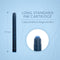 Waterman-vulpeninktpatronen | lang International | Mysterious Blue | 8 inktpatroon
