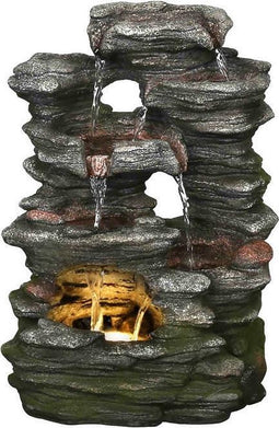 WATERORNAMENT VERLICHTING MONTANA | 36 CM HOOG | FONTEIN KLEIN |