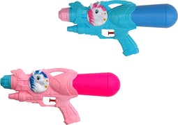 Waterpistool Unicorn 33 cm roze blauw