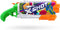 Waterpistool Zuru X-Shot Skins Pump Action Fast-Fill 49 x 18 x 6 cm