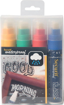 WATERPROOF KRIJTMARK L ASS 4X