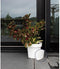 Waterreservepot - GARDEN ID Glamour - Wit 40 cm - Korrelig oppervlak - Binnen/buiten - Strak design.