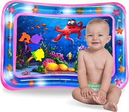 Waterspeelmat - Watermat - Speelkleed - Opblaasbaar - Tummy Time - Baby Speelgoed 0 Jaar - Kraamcadeau - Roze