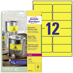 Watervaste etiketten 99.1x42.3mm