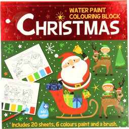 Waterverfblok Kerst 20x20 cm 20 vel