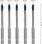 Bosch Expert HEX-9 HardCeramic - 5-delige tegelboorset - voor hard keramiek (5 stuks)