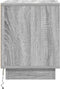 vidaXL - Nachtkastjes - met - LED-verlichting - 2 - stuks - Grijs - Sonoma - 44x34,5x45 - cm