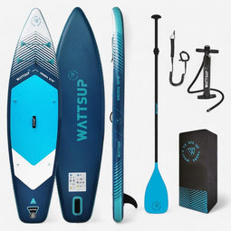 WATTSUP Opblaasbare paddleboardset - Incl. vlot, pomp & peddel - Wattsup Mora 10'6 32" 6"