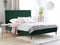 BAYONNE - Tweepersoonsbed - Groen - 140 x 200 cm - Fluweel