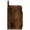 vidaXL - Nachtkastjes - 2 - st - met - 2 - lades - 40x33x60 - cm - gerookt - eikenkleurig
