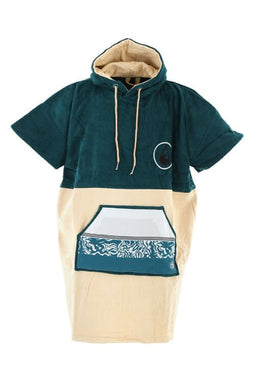 Wave Hawaii 4020 Katoenen Poncho - M Groen