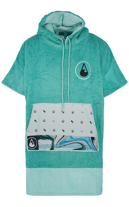 Wave Hawaii Bamboo Liz Poncho - S Mint groen