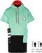 Wave Hawaii Poncho Dames Groen/zwart Maat S