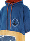 Wave Hawaii Poncho Flow Heren Blauw/beige Maat L