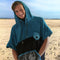 Wave Hawaii Poncho Heren Zwart/blauw Maat L
