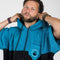 Wave Hawaii Poncho Heren Zwart/blauw Maat L