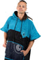 Wave Hawaii Poncho Heren Zwart/blauw Maat L