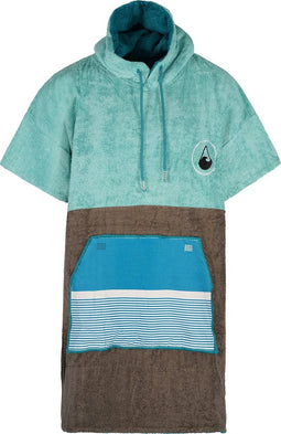 Wave Hawaii Poncho Unisex Groen/bruin Maat M