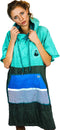 Wave Hawaii Poncho Unisex Groen/bruin Maat M