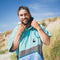 Wave Hawaii Poncho Unisex Groen/bruin Maat M