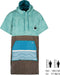Wave Hawaii Poncho Unisex Groen/bruin Maat M