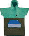 Wave Hawaii Poncho Unisex Groen/bruin Maat M