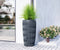Wave - Regenton - 2-in-1 - 240 liter - Antraciet - Plantenbak - Tuin - Moestuin - Regenwater