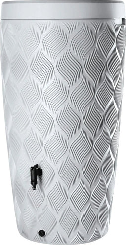 Wave - Regenton - 2 in 1 - 240 liter - Wit - Bewatering - Tuin - Tuinieren - Waterton - Ingebouwde Plantenbak