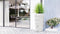 Wave - Regenton - 2 in 1 - 240 liter - Wit - Bewatering - Tuin - Tuinieren - Waterton - Ingebouwde Plantenbak