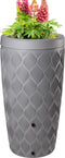 Wave - Regenton - 2-in-1 - 240 liter - Zilver - Ingebouwde Plantenbak - Water Opvang