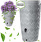 Wave - Regenton - 2-in-1 - 240 liter - Zilver - Ingebouwde Plantenbak - Water Opvang