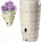Wave Regenton Set Taupe 240L met Bloemenbak - Regenton - Complete Set - Inclusief Kraan, Voet, Vulautomaat