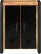 vidaXL - Dressoir - 55x35x70 - cm - massief - ruw - mangohout
