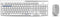Rapoo 8100M - Draadloze toetsenbord en muis combo - Multimodus verbinding - Wit