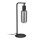 EGLO Majone - Tafellamp - E27 - 50,5 cm - Zwart/Grijs - Smoke Glas