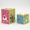 Waxinelichthouder Mdf 7 X 7 X 10 Cm Bruin Per Stuk