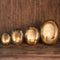 Waxinelichthouder Pim XL - theelichthouder goud Modern L13,5B25H34,5CM