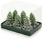 waxinelichtjes kerstboom - 6 stuks