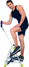 Wayflex Folding Stepper, Opvouwbaar Stepapparaat – Vouwstepper - Stepapparaten - Stepper met handvaten - Crosstrainer met Weerstandsbanden