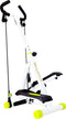 Wayflex Folding Stepper, Opvouwbaar Stepapparaat – Vouwstepper - Stepapparaten - Stepper met handvaten - Crosstrainer met Weerstandsbanden