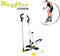 Wayflex Folding Stepper, Opvouwbaar Stepapparaat – Vouwstepper - Stepapparaten - Stepper met handvaten - Crosstrainer met Weerstandsbanden