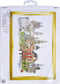 Thea Gouverneur - Borduurpakket met telpatroon - 450 - Voorgesorteerde DMC Garens - Amsterdam - Linnen - 79 cm x 50 cm - DIY Kit