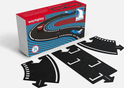 Waytoplay Circuit Paul Ricard Race, de flexibele autobaan (24 delen) - binnen en buiten spelen - onverwoestbaar - combineer met je andere speelgoed