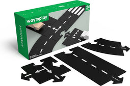 Waytoplay Highway, de flexibele autobaan (24 delen) - binnen en buiten spelen - onverwoestbaar - combineer met je andere speelgoed