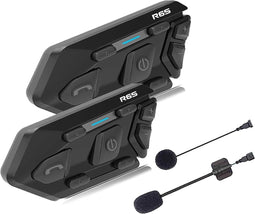 WAYXIN - R6S - Motorfiets Intercom - 6 Rijders - 1200m Bereik - Bluetooth