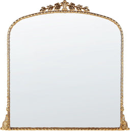 LIVRY - Wandspiegel - Goud - 71 x 71 cm - Metaal