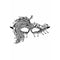 Maskarade Crepuscule - Masker - Zwart - One Size