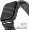 Selencia Jubilee stalen bandje - Geschikt voor Apple Watch 1, 2, 3, 4, 5, 6, 7, 8, 9, 10 (42 mm), SE - 38/40/41 mm - Zwart - One Size