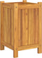 vidaXL - Plantenbak - met - voering - 31x31x50 - cm - massief - acaciahout