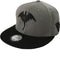 Capiche® Snapback pet Heren - Fire Dragon - Unisex - Onesize - Sportcap - Baseball Cap - Mannen - Grijs - Cap - Petten - pet dames - petten heren